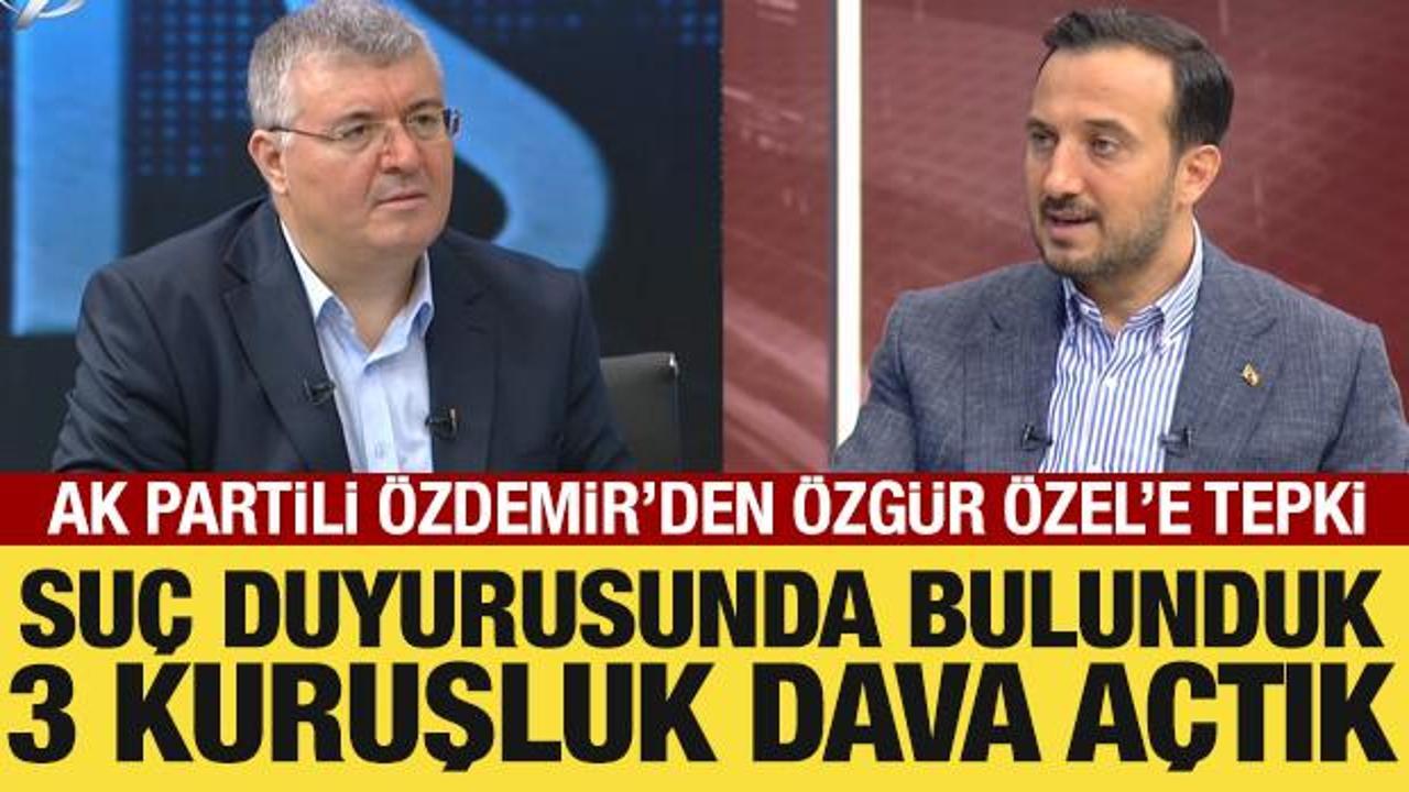 AK Parti İstanbul İl Başkanı Abdullah Özdemir: Özgür Özel'e 3 kuruşluk dava açtık