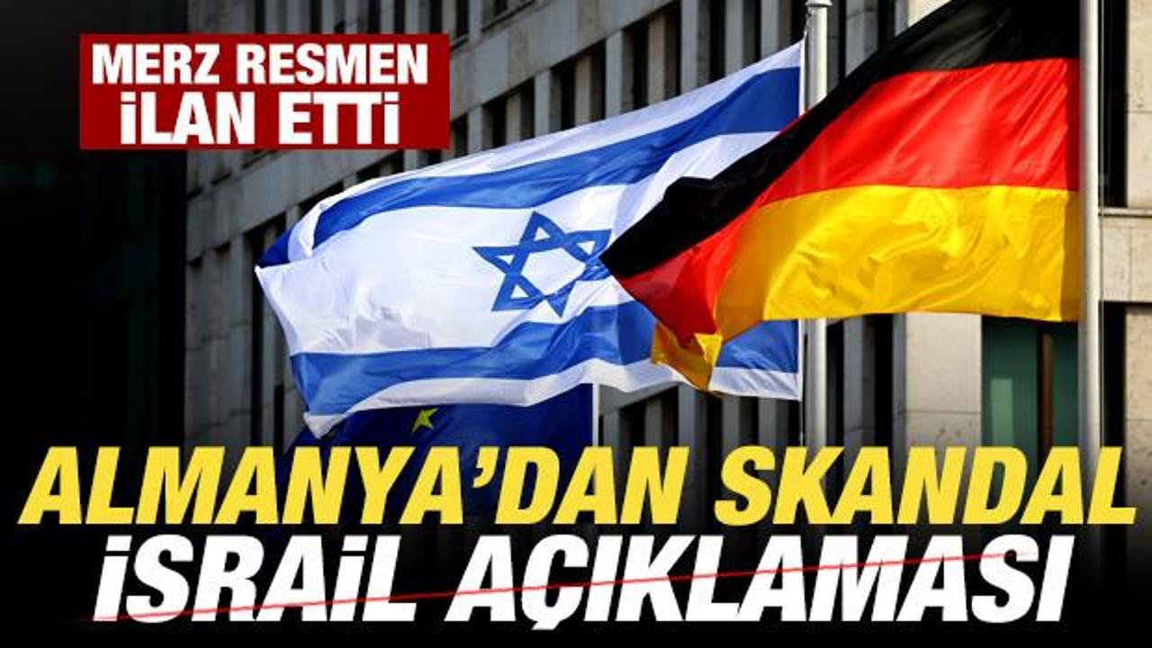 Almanya'dan son dakika İsrail açıklaması! Resmen ilan ettiler
