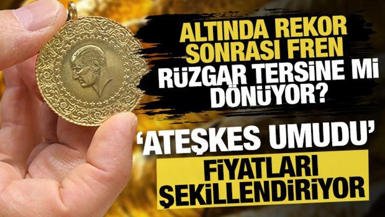 Altında rekor sonrası fren: Rüzgar tersine mi dönüyor? 