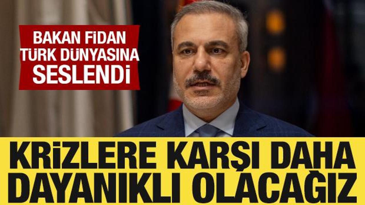 Bakan Fidan: Türkiye'nin gücünü istikrar için kullanıyoruz