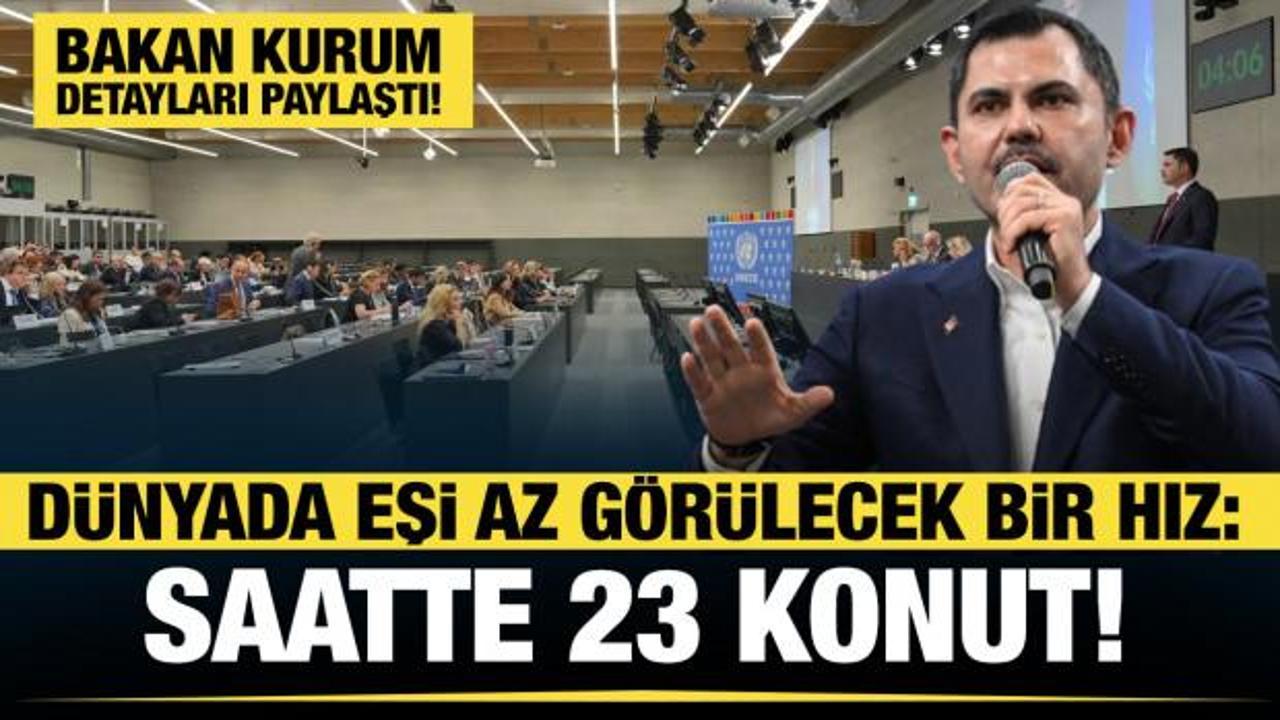 Bakan Kurum: 500 bin sosyal konut projesi başlatıldı!