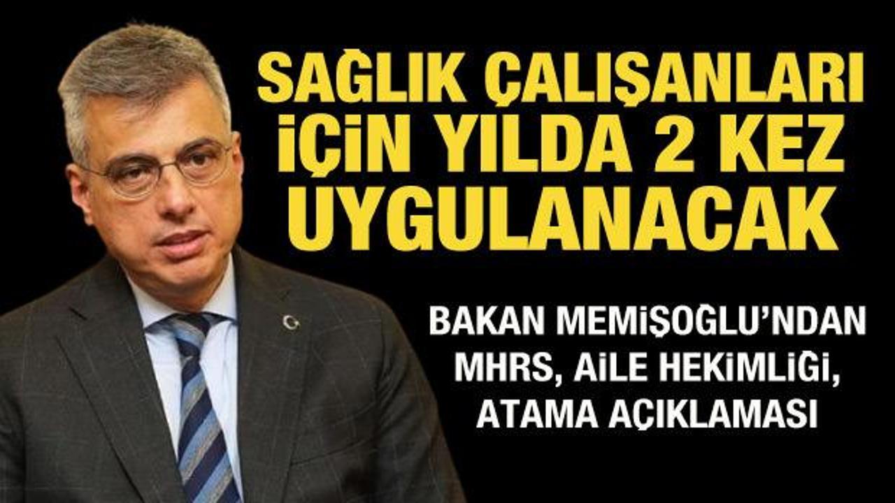 Bakan Memişoğlu'ndan önemli açıklamalar