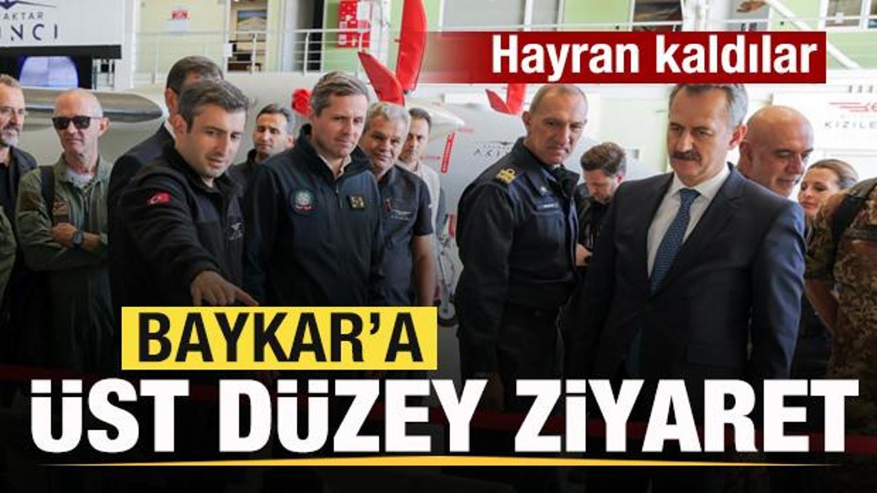 Baykar'a üst düzey ziyaret! Hayran kaldılar