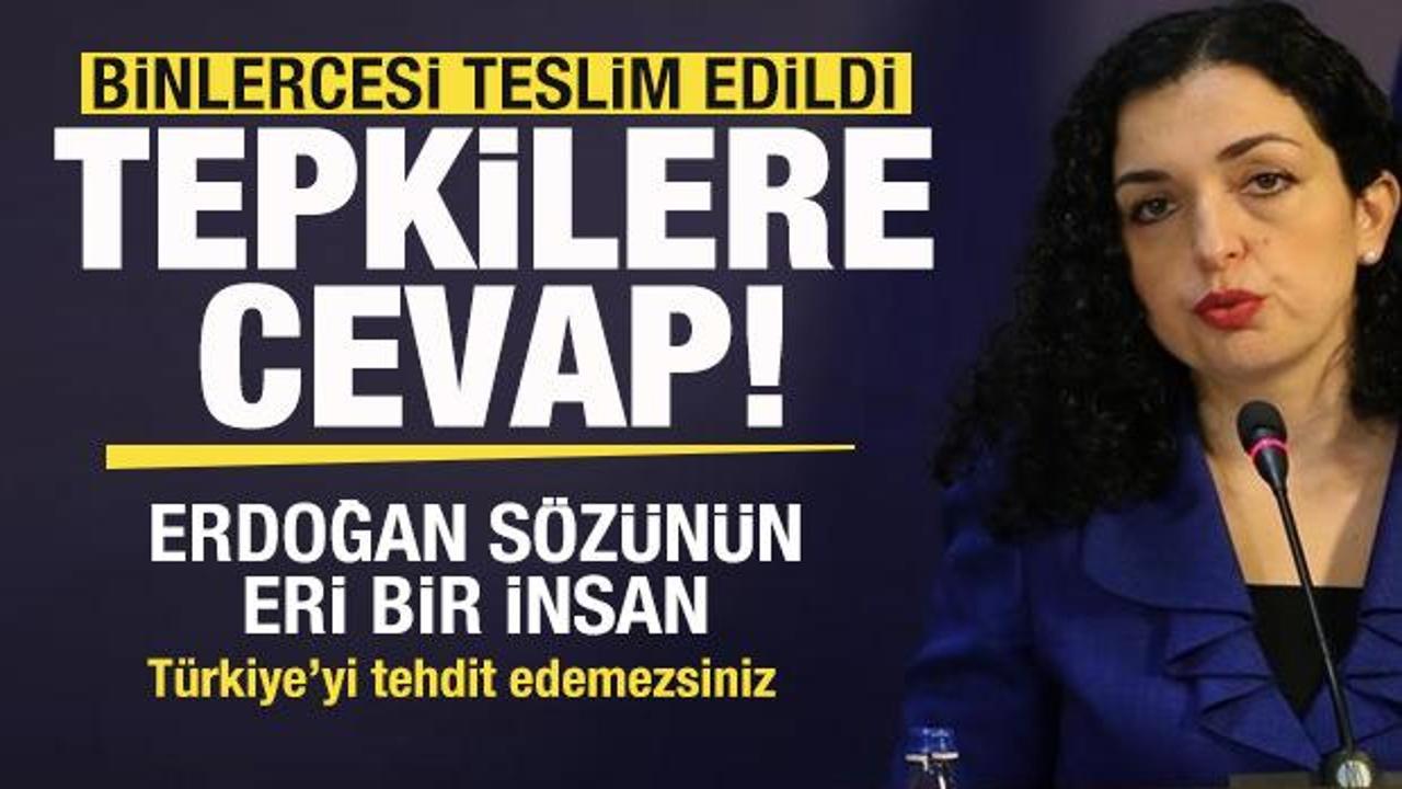 Binlercesi teslim edildi! Osmani’den tepkilere cevap! Erdoğan sözünün eri bir insan!