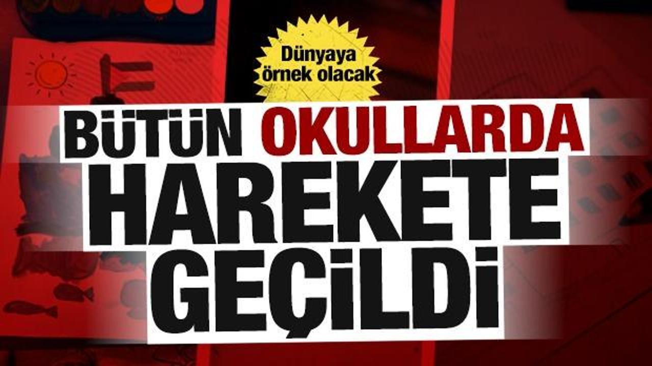 Bütün okullardan Filistin’e bin selam! Öğrencilerden duygulandıran 7 Ekim etkinlikleri