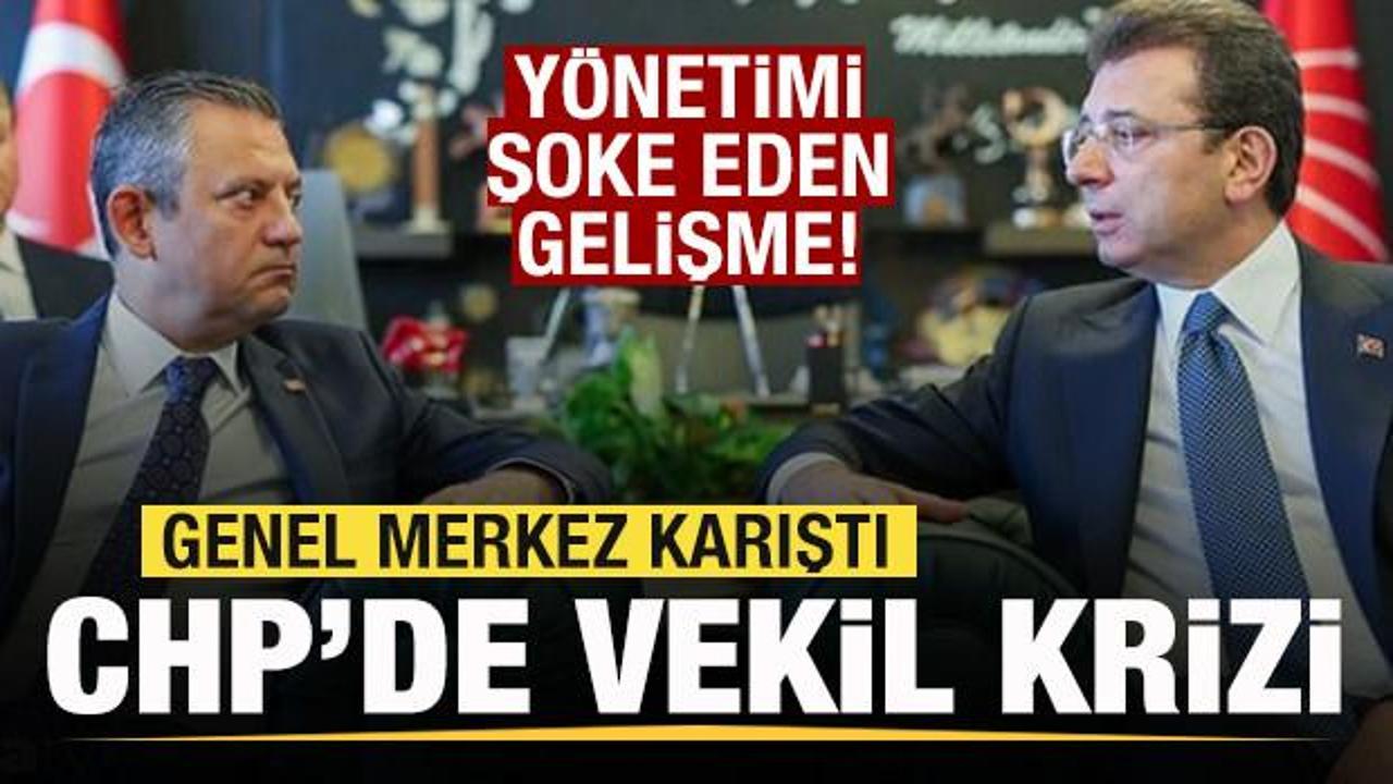 CHP’de vekil krizi! Genel merkez karıştı! Yönetim büyük bir şok yaşadı