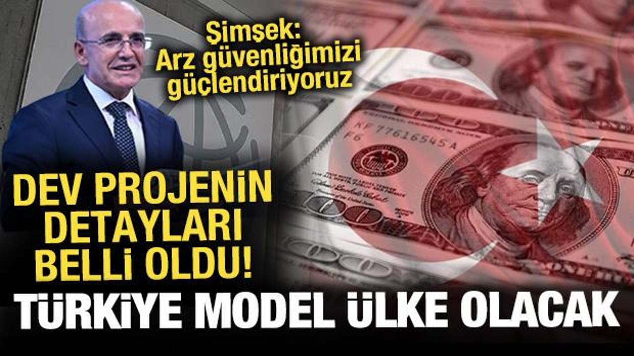Dev projenin detayları belli oldu! Bakan Şimşek: Arz güvenliğimizi güçlendiriyoruz