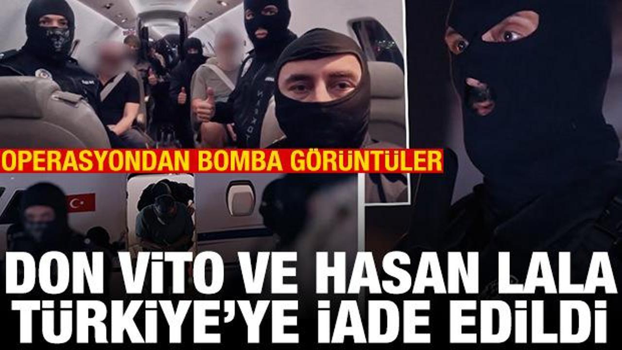 Don Vito ve Hasan Lala, Türkiye'ye iade edildi