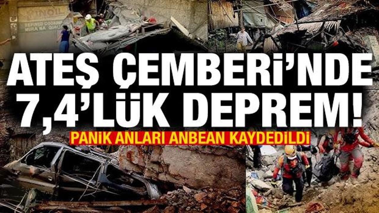 Filipinler'de 7,4 büyüklüğünde deprem