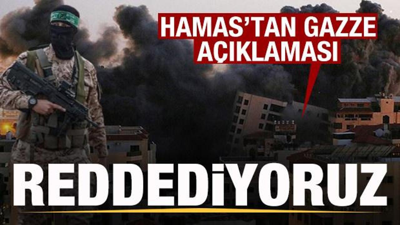 Hamas'tan son dakika açıklaması: Dış müdahaleyi reddediyoruz
