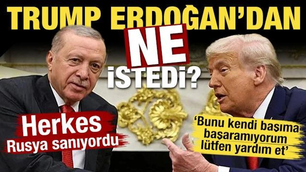 Herkes Rusya sanıyordu! Trump Erdoğan'dan ne istedi?