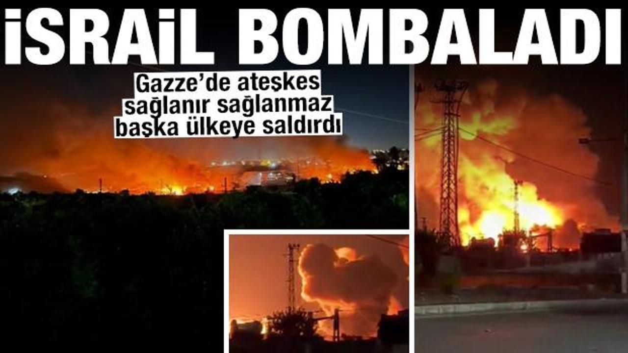 İsrail ordusu Lübnan'da Hizbullah'ı vurdu