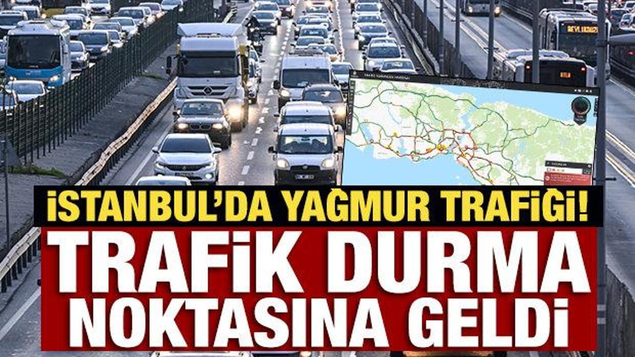 İstanbul'da trafik yoğunluğu yüzde 81'e ulaştı