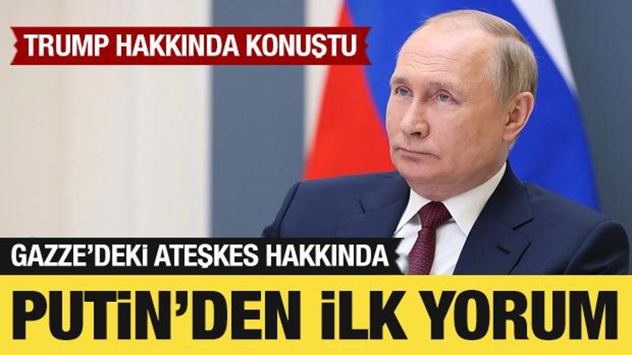 Putin'de Gazze açıklaması: Trump hakkında konuştu