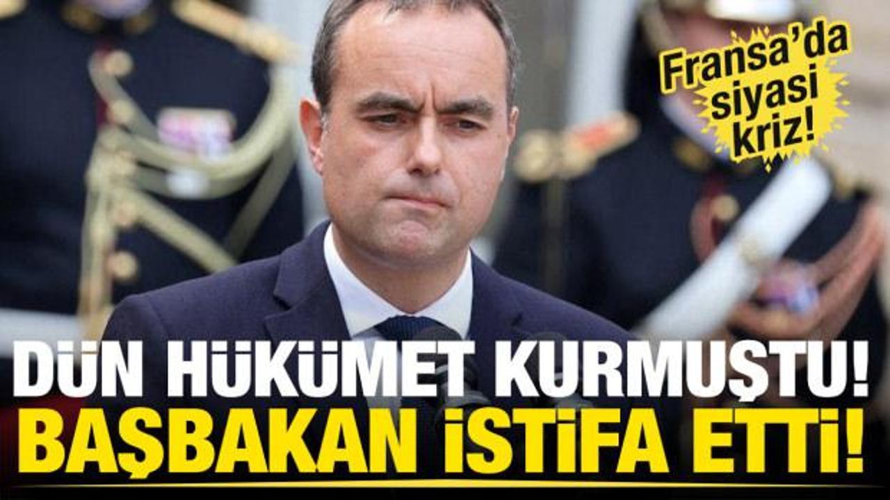Son dakika... Fransa'da şok eden istifa! Dün hükümeti kurmuştu!