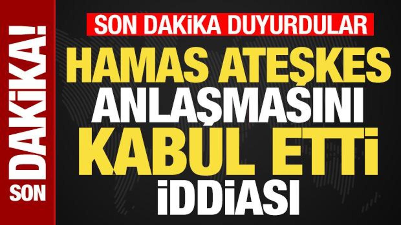 Hamas anlaşmayı kabul etti iddiası! Son dakika duyurdular