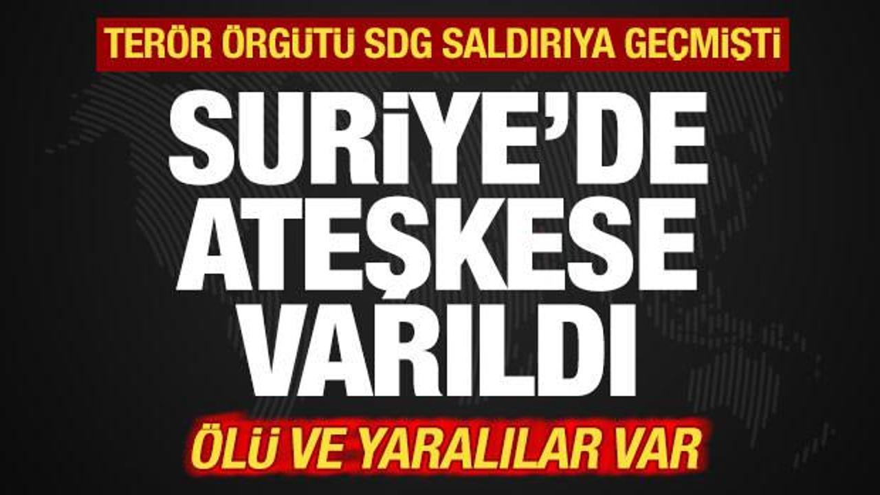 Son dakika: Suriye'de ateşkes sağlandı! SDG saldırıya geçmişti! Hükümetten açıklama