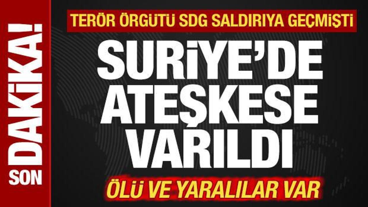 Son dakika: Suriye’de ateşkes sağlandı! SDG saldırıya geçmişti! Hükümetten açıklama