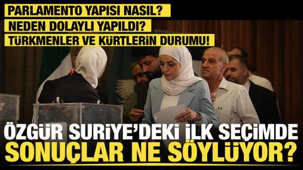 Suriye’de sandık kuruldu! Yıllar sonra gelen özgür seçim!