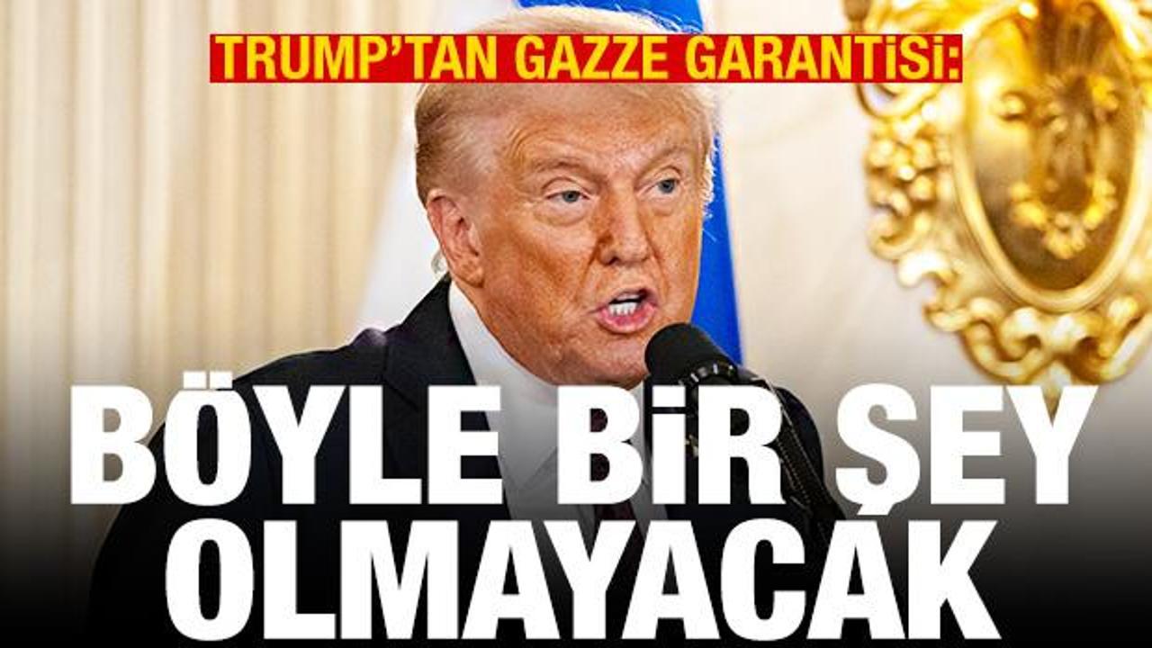 Trump'tan Gazze açıklaması: Kimse zorla yerinden edilmeyecek