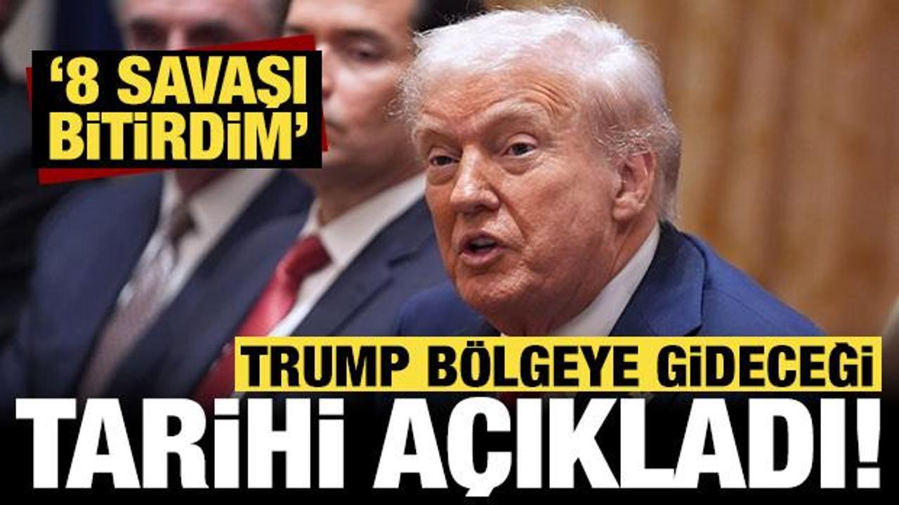 Trump'tan son dakika Gazze açıklaması: Bölgeye gideceği tarihi açıkladı!