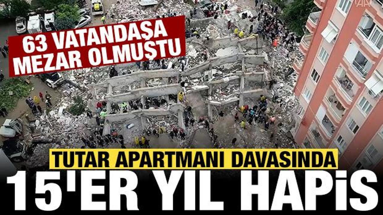 63 kişiye mezar olmuştu: Tutar Apartmanı davasında 3 sanığa 15'er yıl hapis