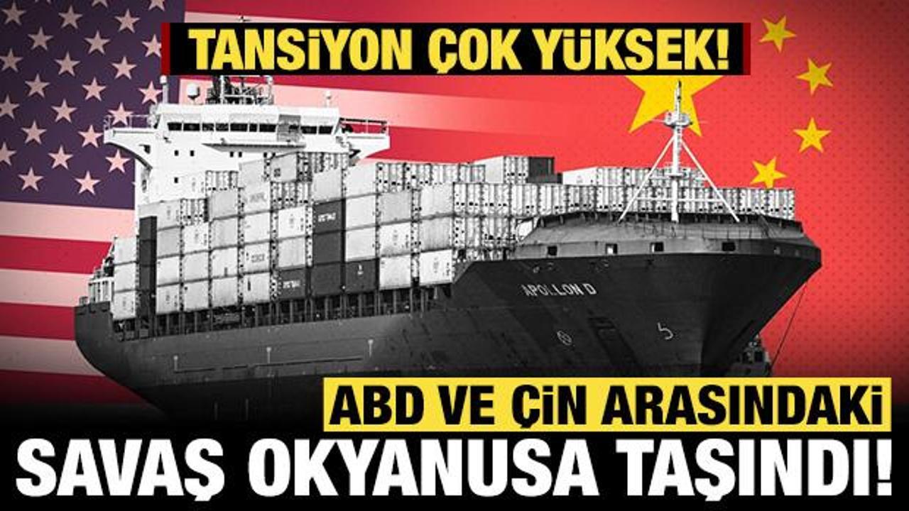 ABD ve &Ccedil;in arasında tansiyon &ccedil;ok y&uuml;ksek: Savaş okyanusa taşındı!