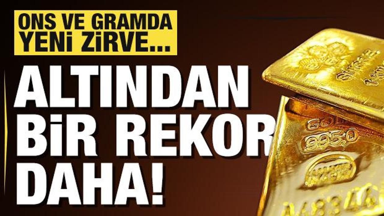 Altından bir rekor daha! Haftaya yükselişle başladı....