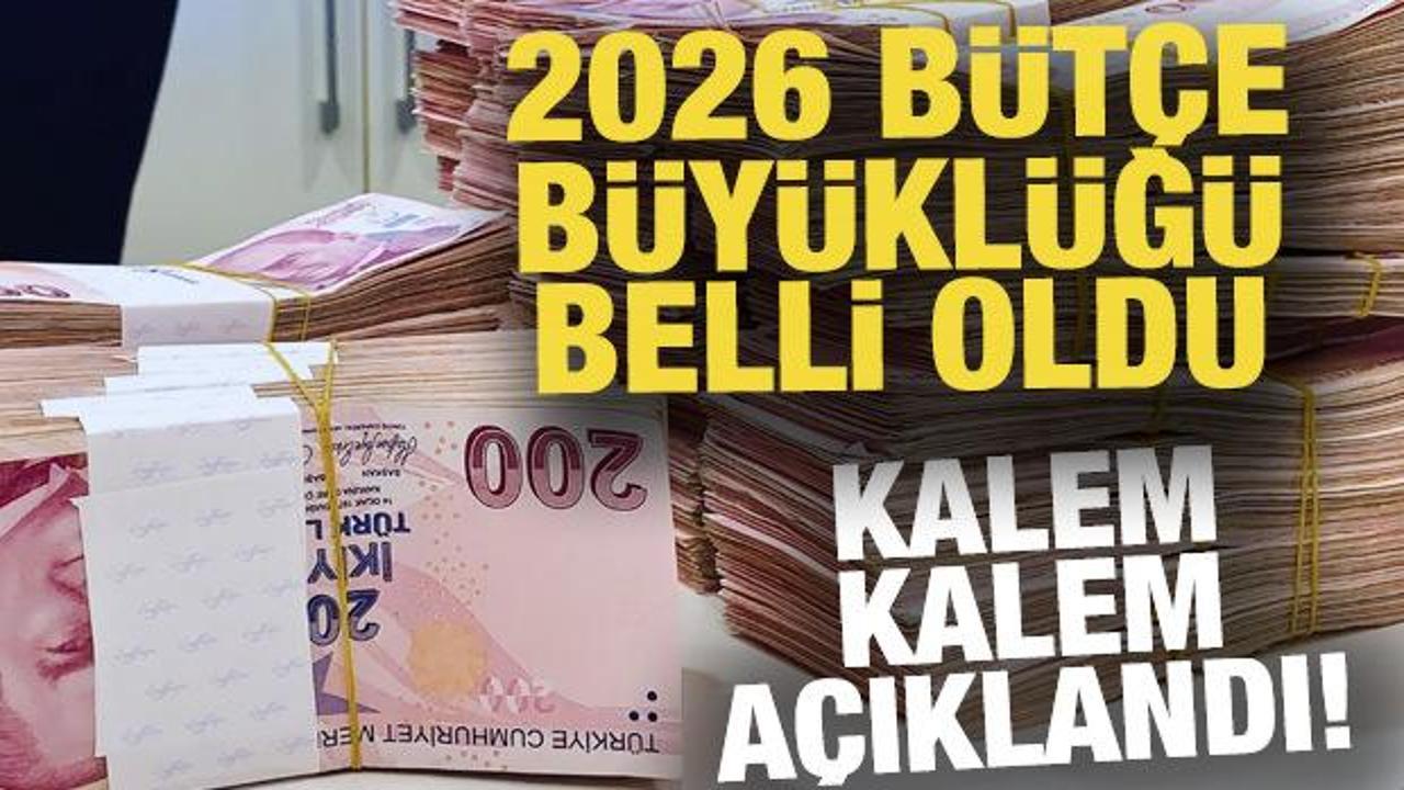 Cevdet Yılmaz açıkladı: 2026 bütçe büyüklüğü belli oldu