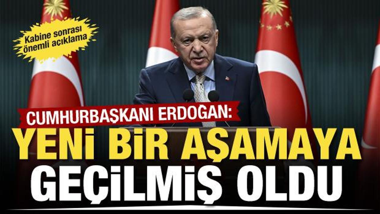 Cumhurbaşkanı Erdoğan'dan Gazze mesajı: Yeni bir aşamaya geçildi