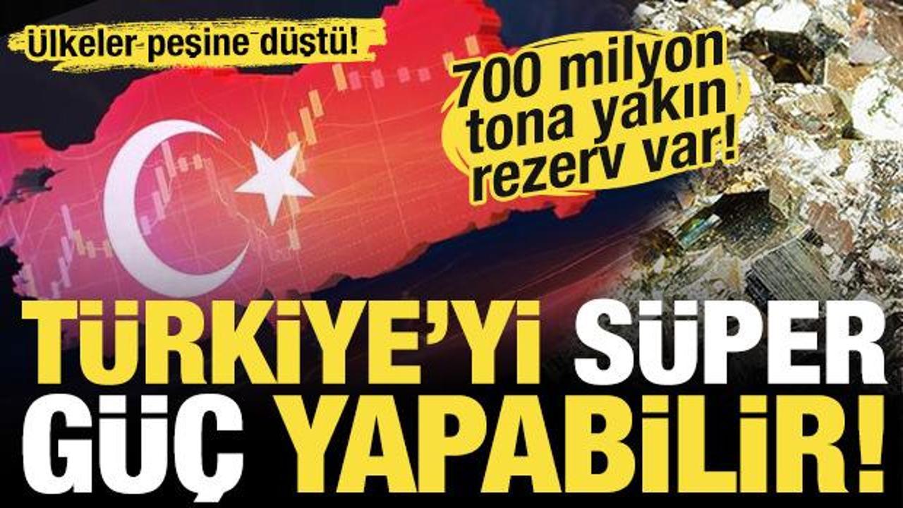 Dünyanın gözü Türkiye'de! 700 milyon tona yakın rezerv var! Ülkeler radarına aldılar...