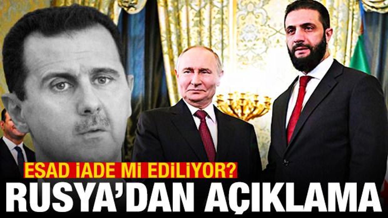 Esad, Suriye'ye iade mi edilecek? Rusya'dan flaş açıklama