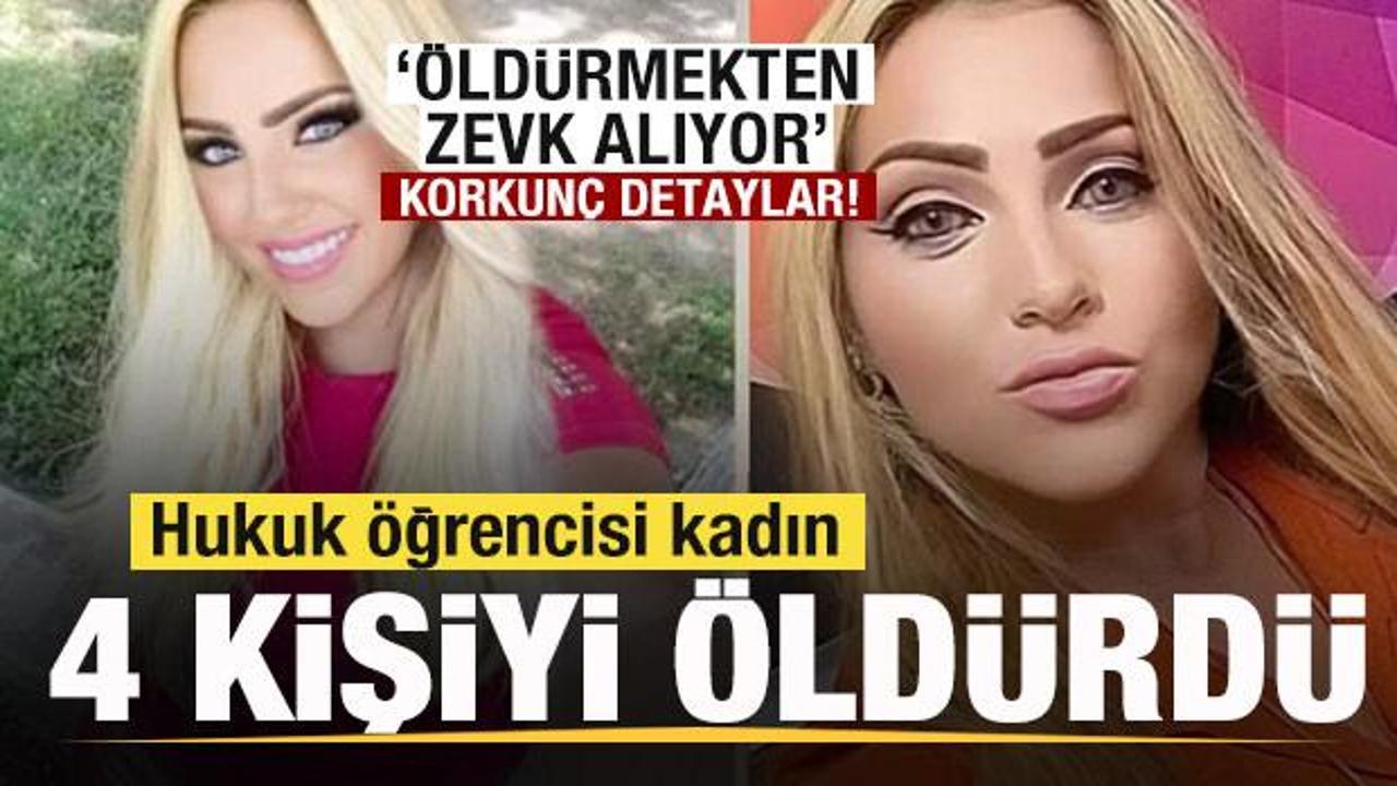 Hukuk öğrencisi kadın 4 kişiyi öldürdü! Korkunç detaylar