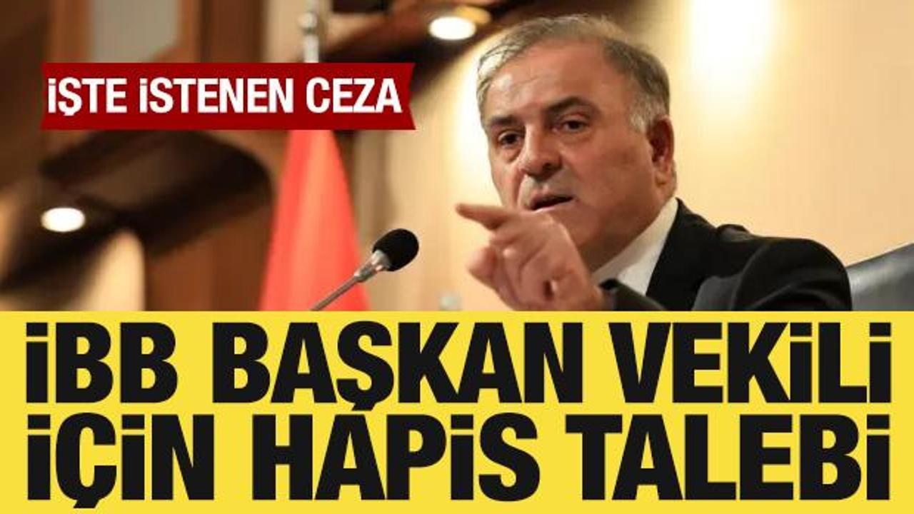 İBB Başkan Vekili Nuri Aslan hakkında hapis talebi