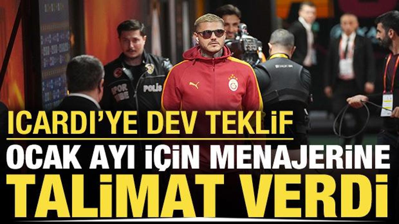 Icardi'ye dev teklif: Ocak ayı için menajerine talimat verdi