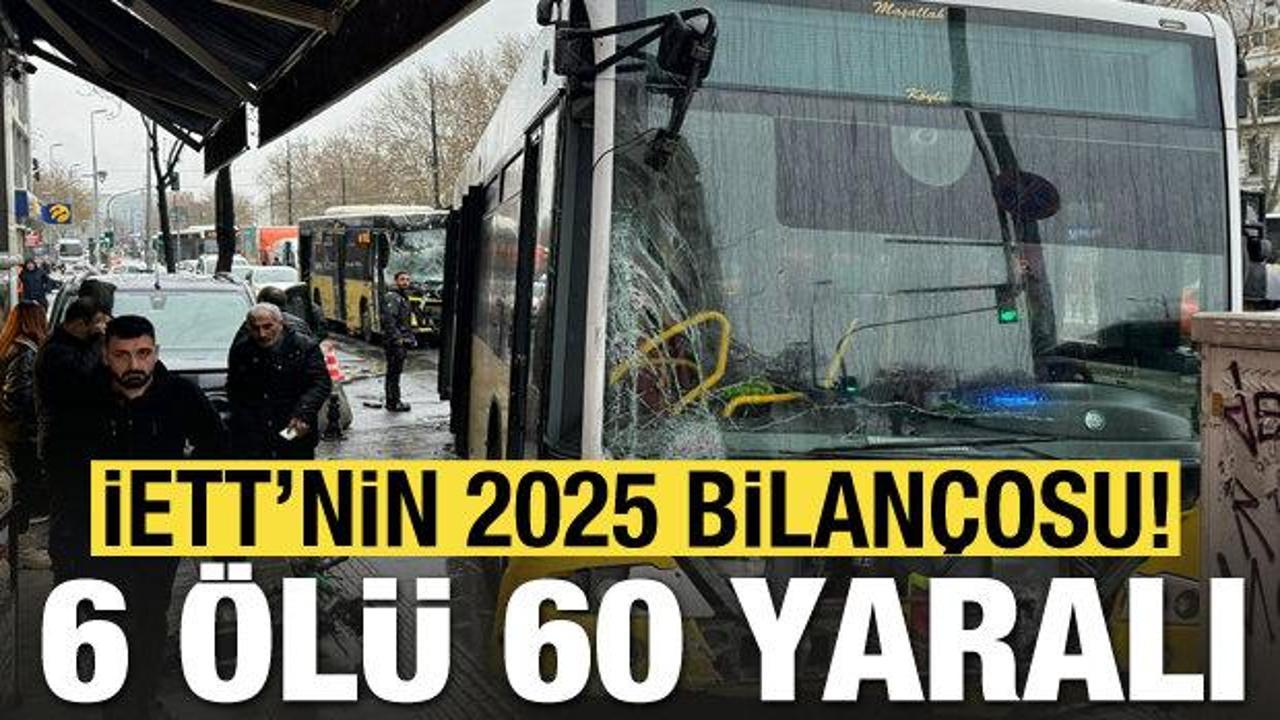 İETT'nin 2025 bilançosu! 10 ayda 6 ölü 60 yaralı