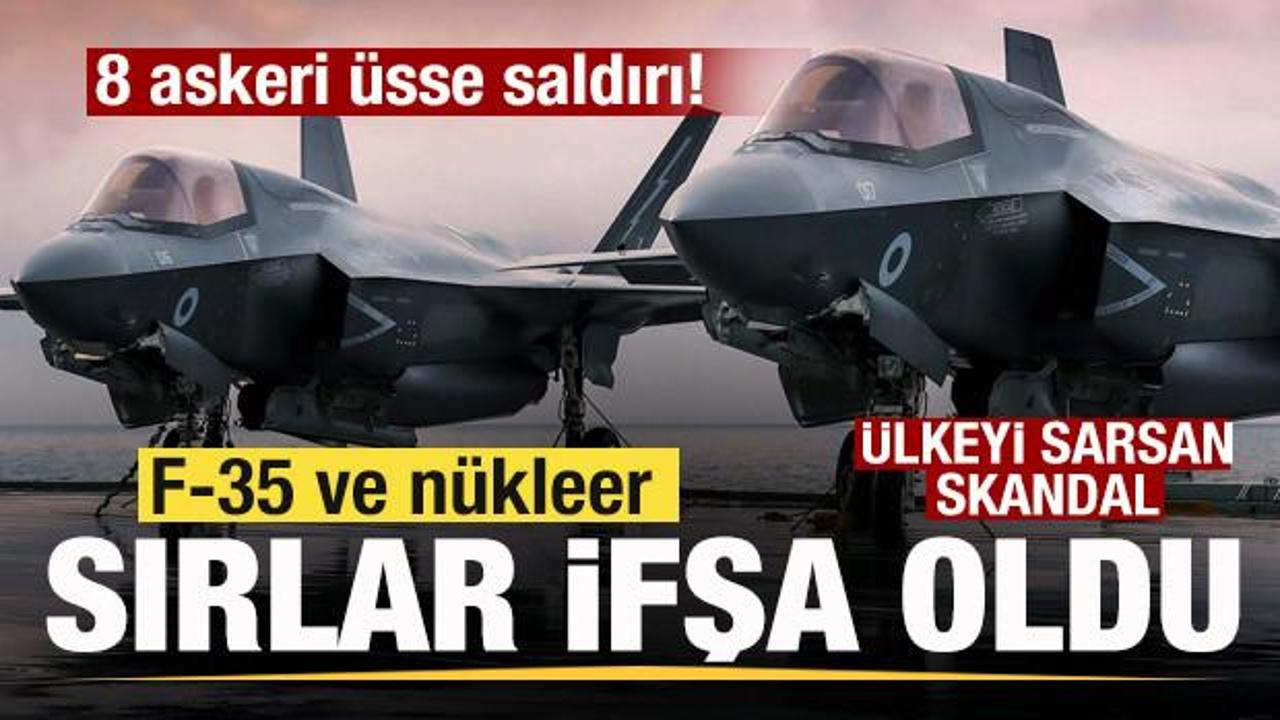 İngiltere'yi sarsan skandal! 8 askeri üsse saldırı! F-35 ve nükleer sırlar ifşa oldu