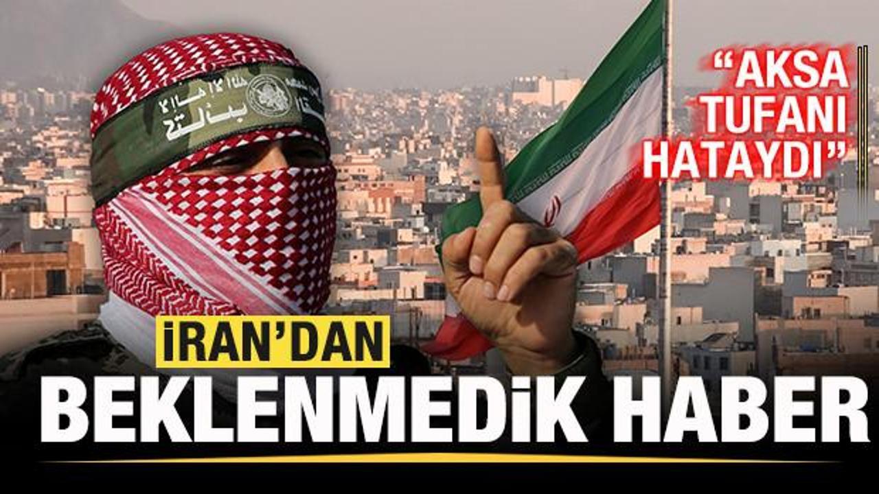 İran’dan beklenmedik haber: Aksa Tufanı bir hataydı