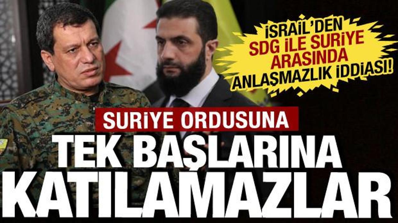İsrail, SDG ve Şam arasında gerilim yaşandığını iddia etti: Mazlum Abdi açıklık getirdi!