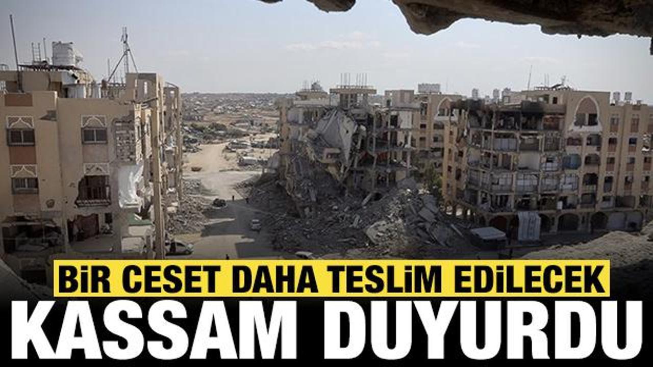 Kassam'dan son dakika esir açıklaması: Teslim edileceği saati duyurdular