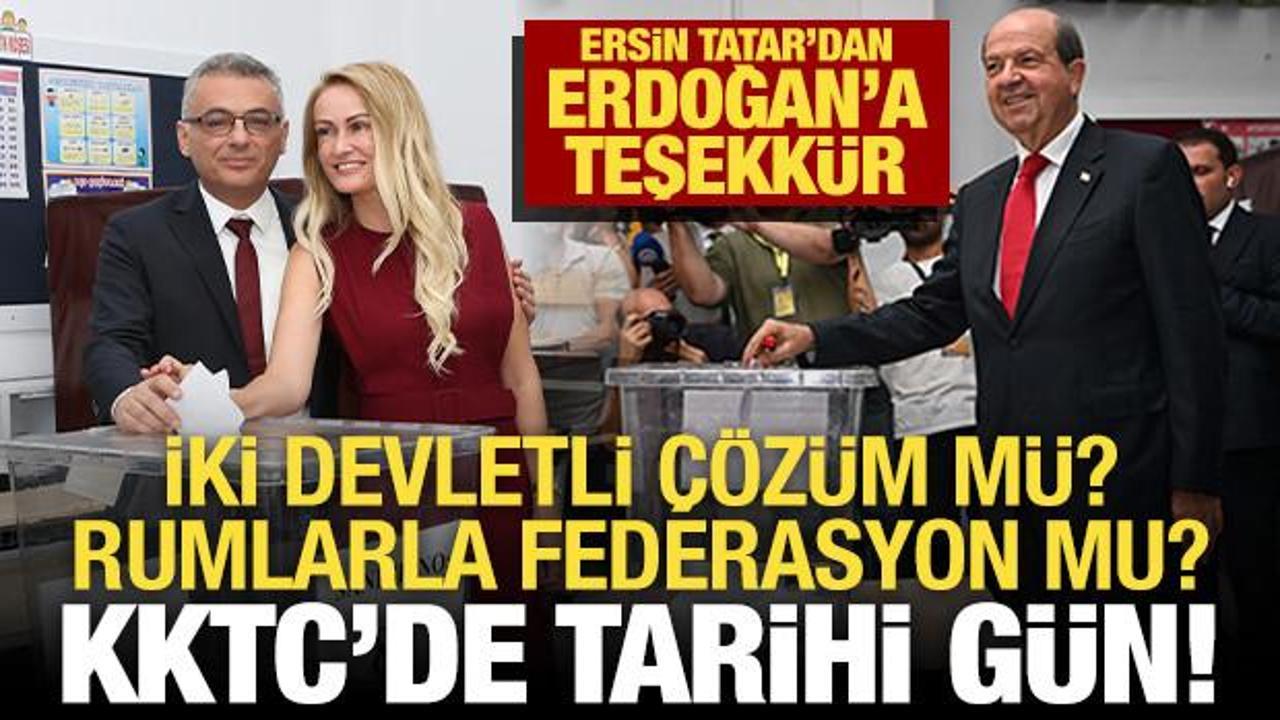 KKTC'de tarihi gün! Sandık başına gittiler: Tatar'dan Erdoğan'a teşekkür