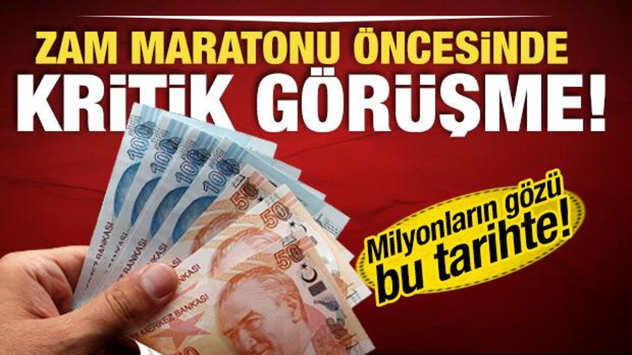 Milyonların g&ouml;z&uuml; bu tarihte: Asgari &uuml;crette zam maratonu &ouml;ncesi kritik g&ouml;r&uuml;şme!