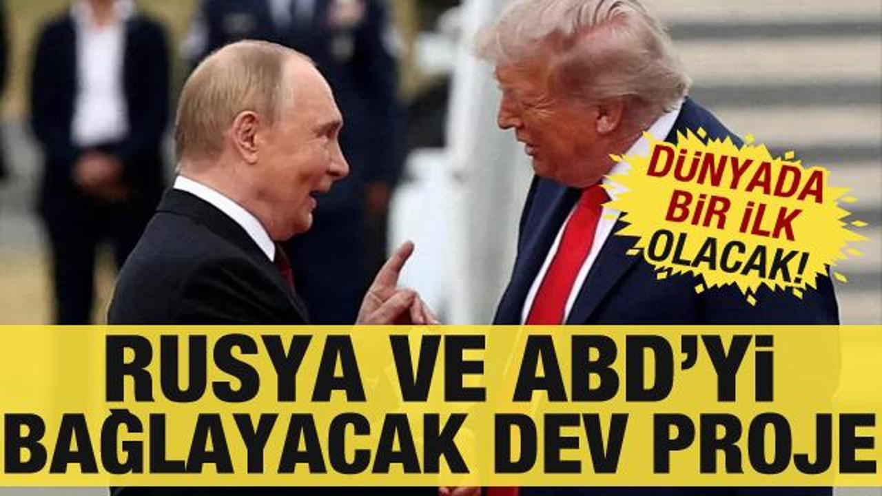 Rusya ve ABD'yi bağlayacak proje: Trump-Putin tüneli! Gerçekleşirse bir ilk olacak