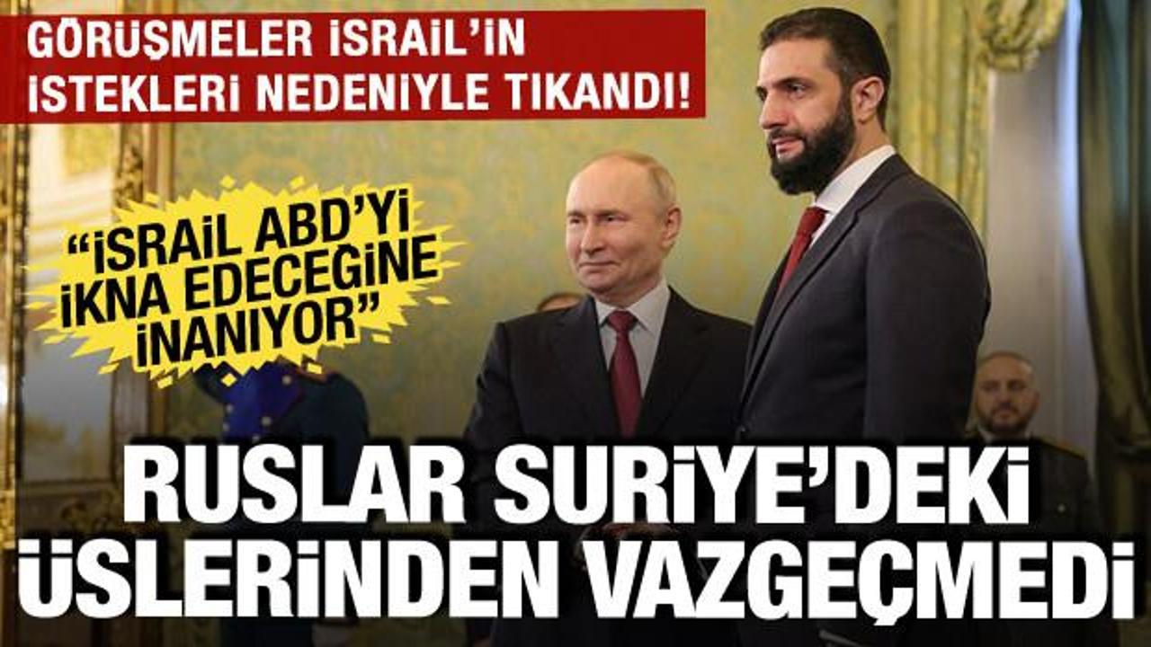 Şara-Putin görüşmeleri sonrası hamle: Rusya, Suriye'deki üslerine geri dönebilir!