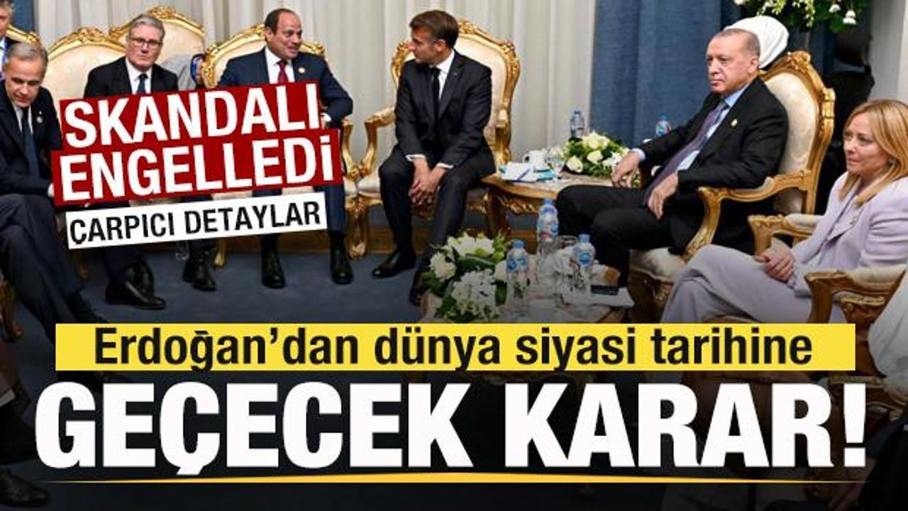 Skandalı Türkiye engelledi! Erdoğan'dan siyasi tarihe geçen karar! Detaylar ortaya çıktı