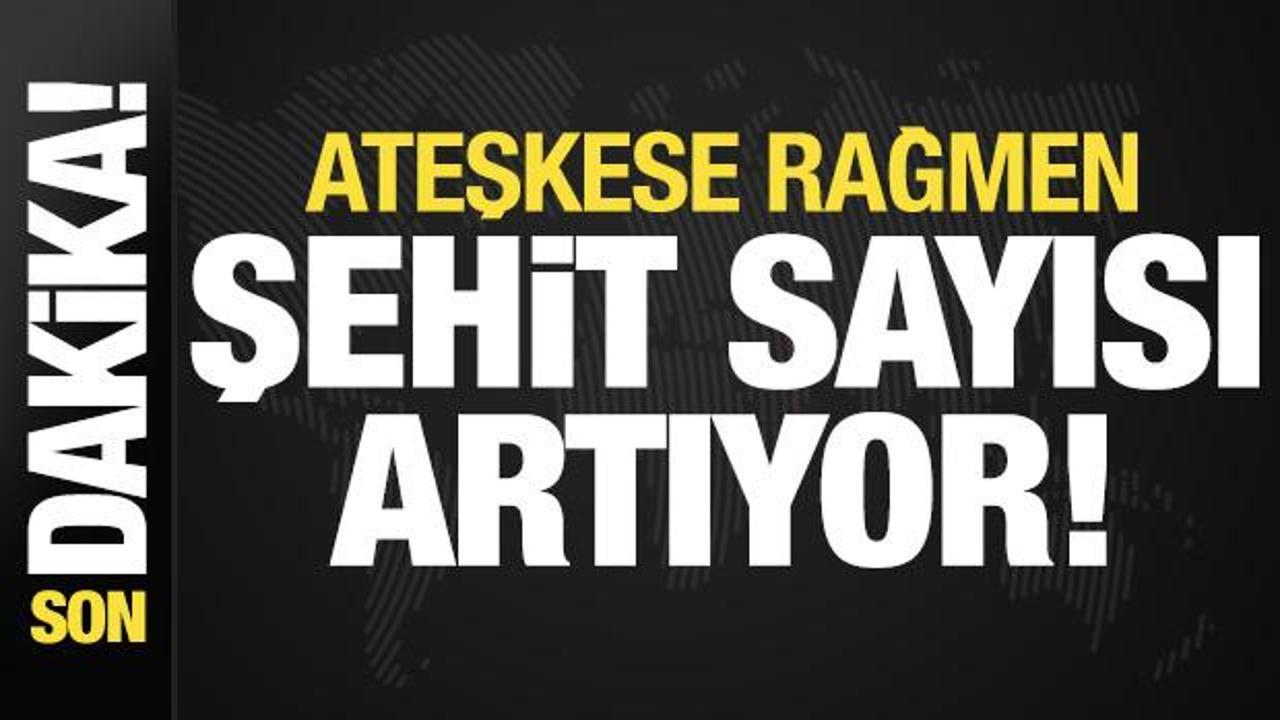 Son dakika: Ateşkese rağmen Gazze’de şehit sayısı artıyor!
