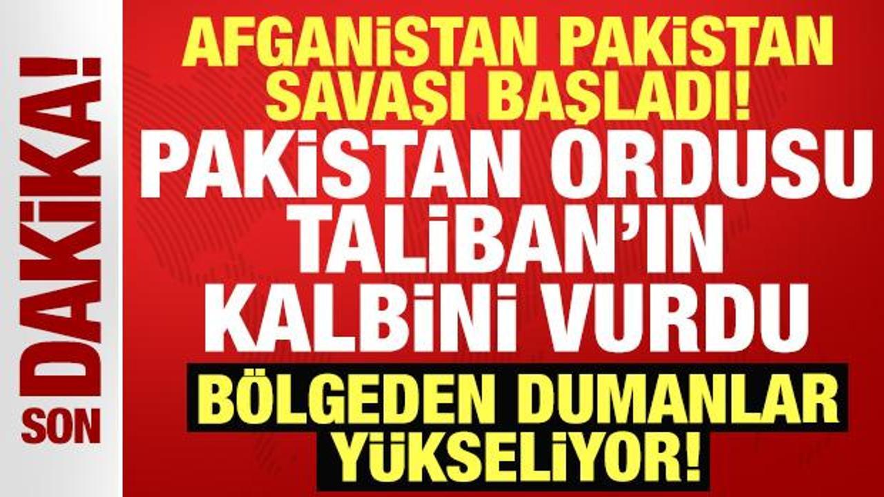 Son dakika: Pakistan Afganistan’ın kalbini vurdu! Savaş resmen başladı…