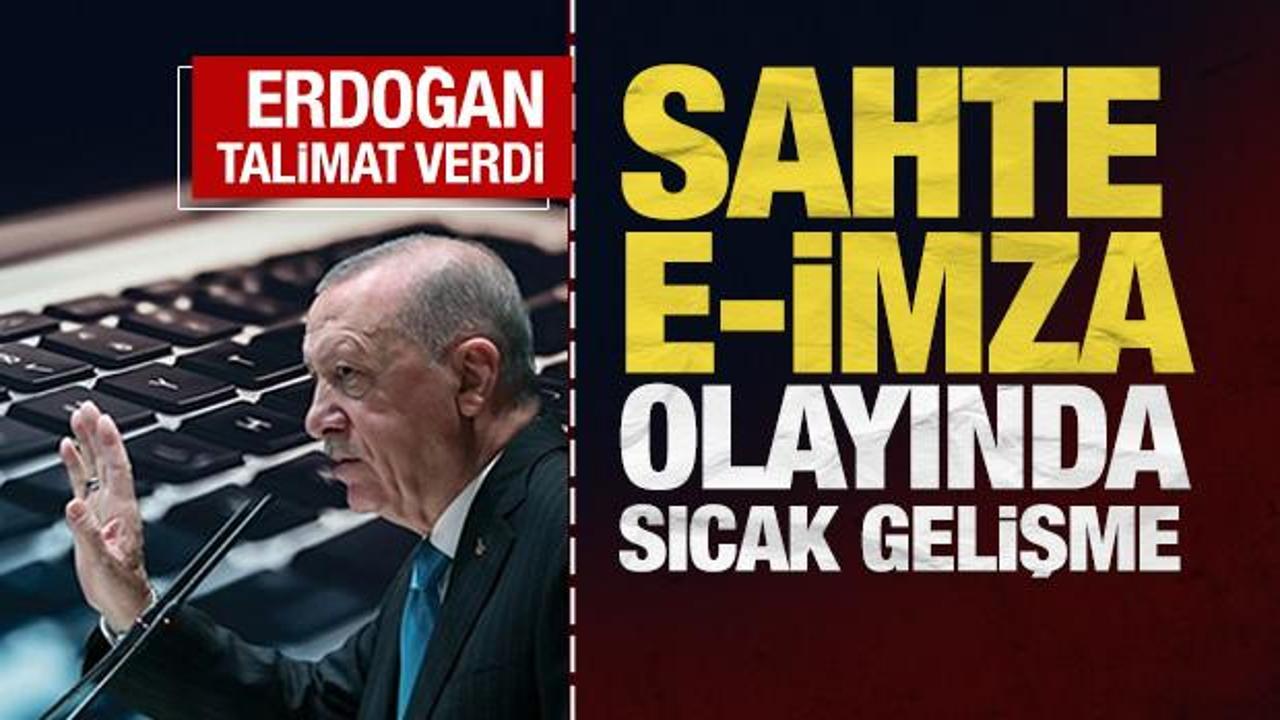 Son Dakika: Sahte E-imza olayına inceleme başlatıldı