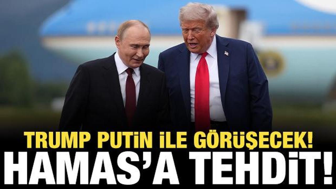 Trump Hamas'ı tehdit etti: Putin ile Macaristan'da görüşeceğini duyurdu!