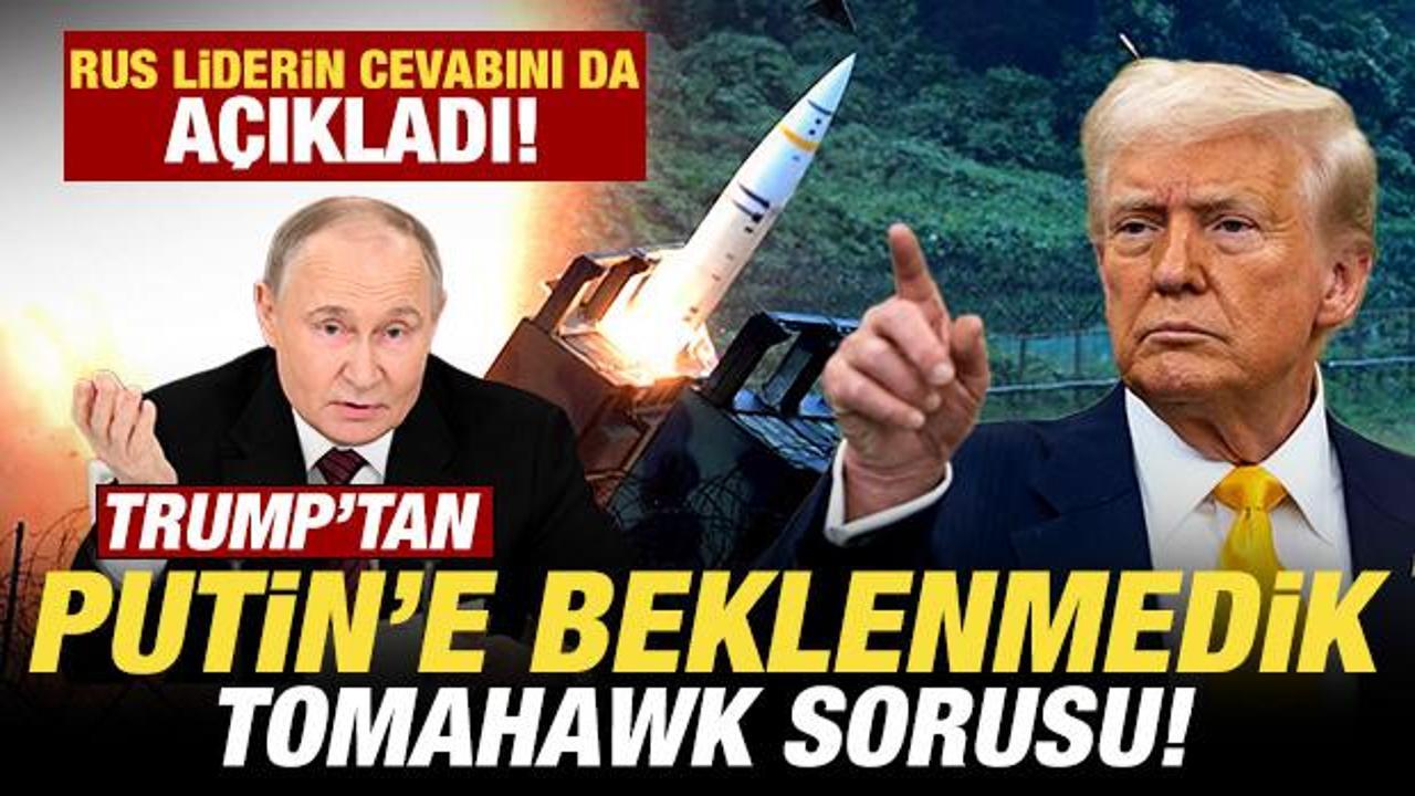 Trump’tan Putin’e beklenmedik Tomahawk sorusu! Rus liderin cevabını da açıkladı
